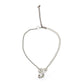 0164 - Silver Necklace (Heart with Tail)
