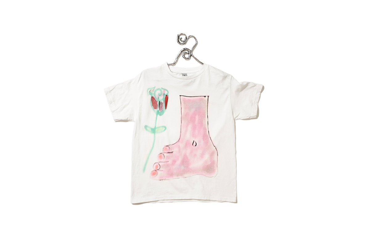 0167 - Shirt Short Sleeve (Foot and Rose), Size: Youth Medium