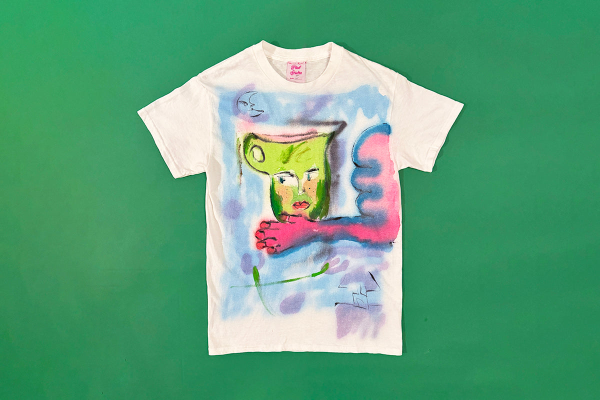 0200 - Shirt Short Sleeve (Green Vase), Size: Small