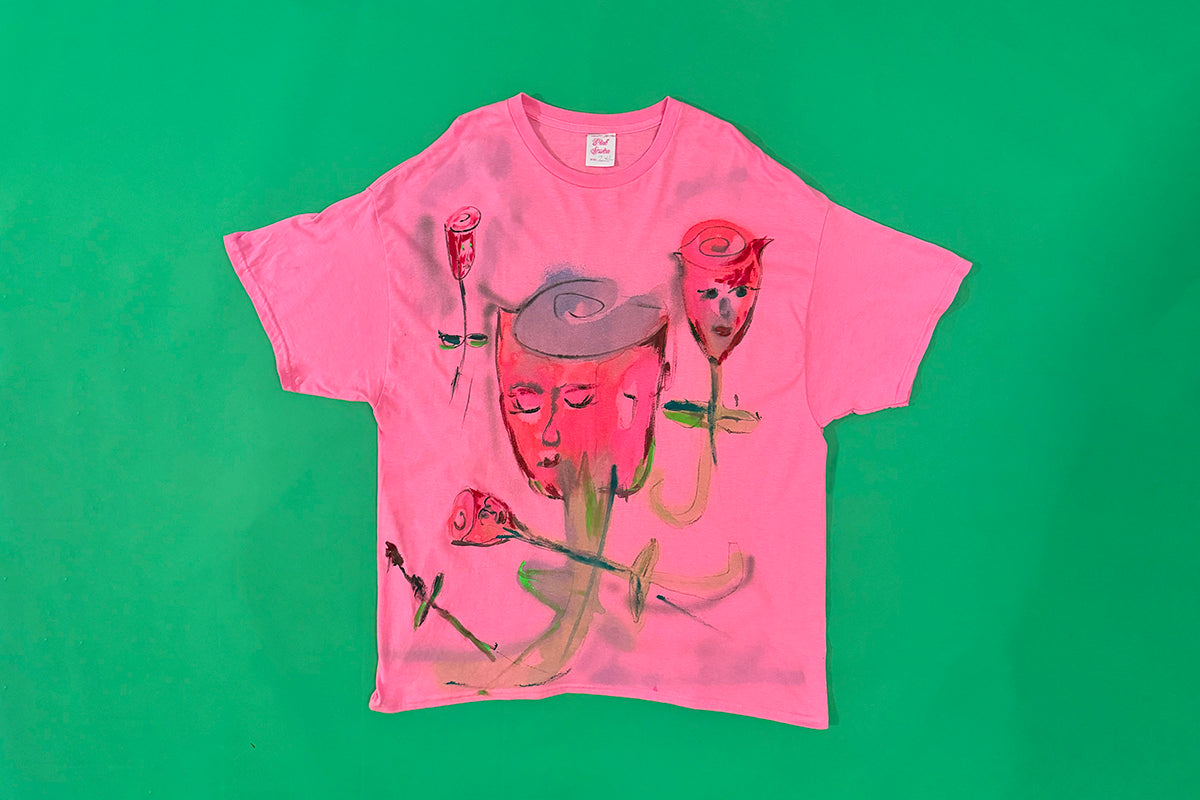 0208 - Shirt Short Sleeve (Roses), Size: 2XL