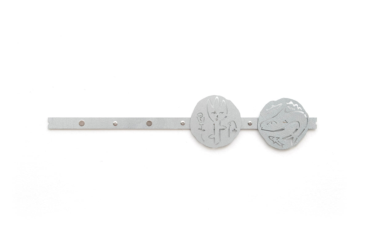 0231 - Coasters with Magnetic Wall Holder (Elements)