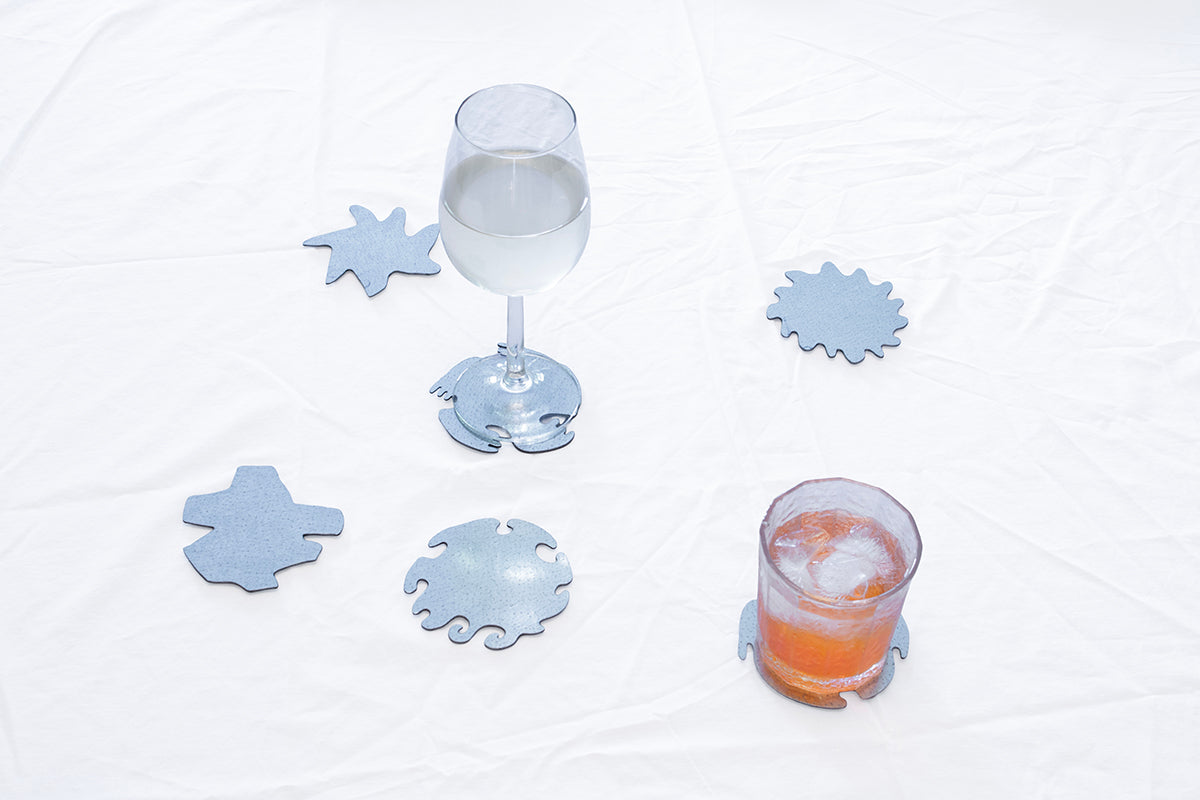 0232 - Coasters with Magnetic Wall Holder (Suns)