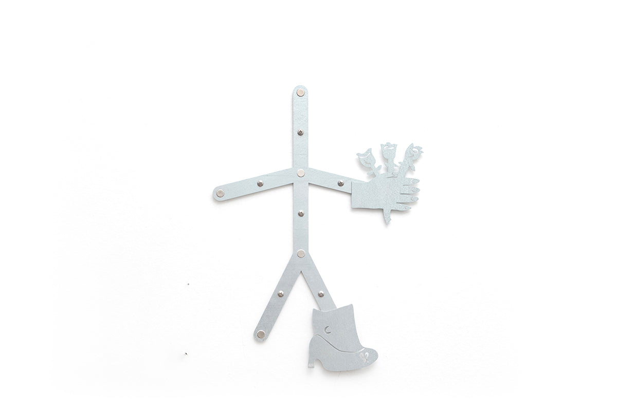 0233 - Coasters with Magnetic Wall Holder (Girl)