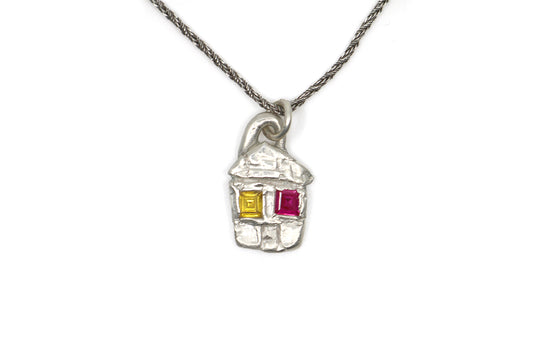 0162 - Silver Necklace (House)