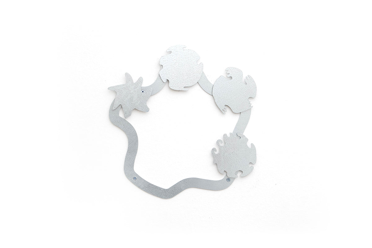 0232 - Coasters with Magnetic Wall Holder (Suns)