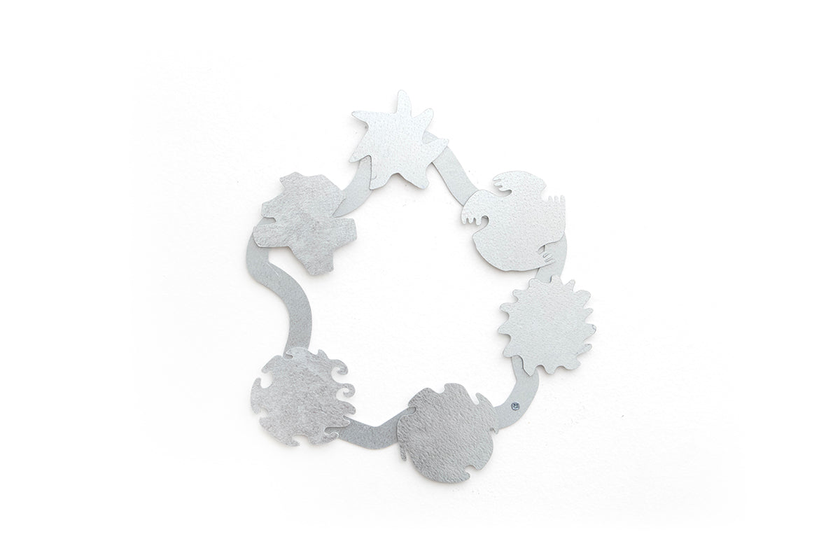0232 - Coasters with Magnetic Wall Holder (Suns)