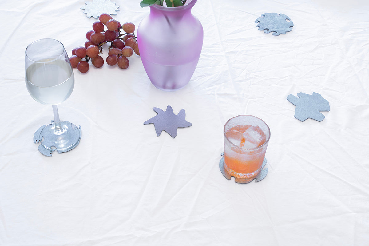 0232 - Coasters with Magnetic Wall Holder (Suns)