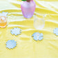 0232 - Coasters with Magnetic Wall Holder (Suns)