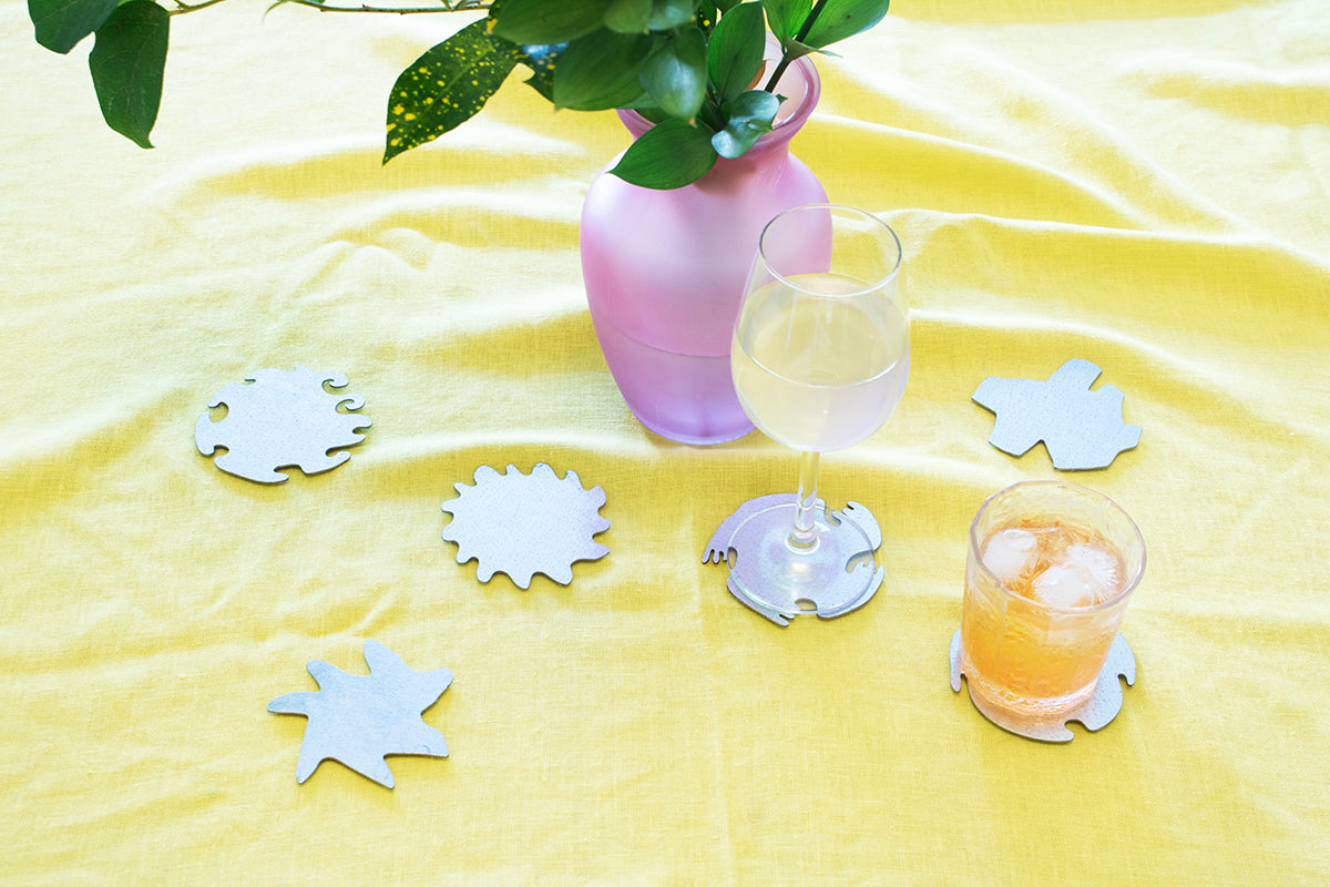 0232 - Coasters with Magnetic Wall Holder (Suns)