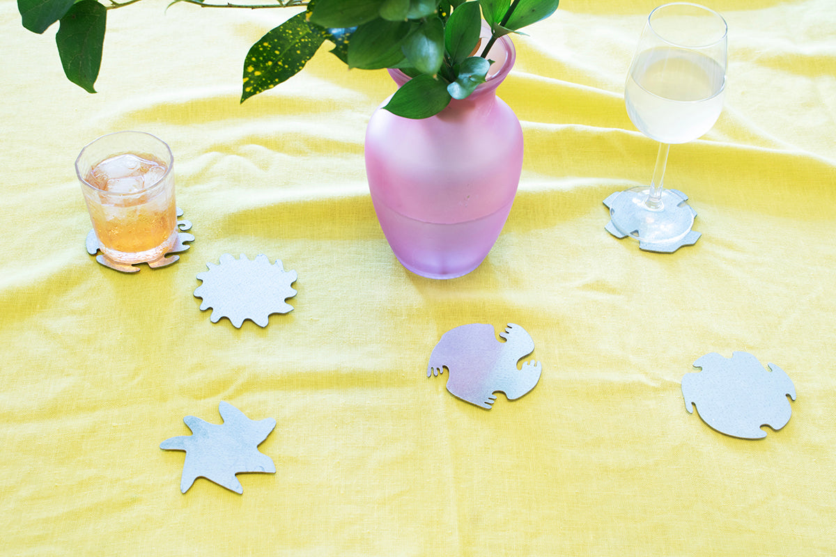 0232 - Coasters with Magnetic Wall Holder (Suns)