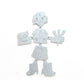 0233 - Coasters with Magnetic Wall Holder (Girl)